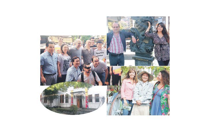 ámbito.com | Horacio Rodríguez Larreta, Humberto Tumini y Gabriela Cerruti, en campaña para las elecciones del 26 de abril en Capital Federal.Además, la casa china del PRO que se inaugurará este fin de semana en el barrio de Belgrano funcionará como la primera sede