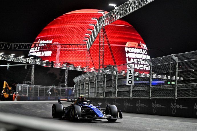 Franco Colapinto largó desde el pitlane y terminó en el puesto 14 del Gran Premio de Las Vegas.