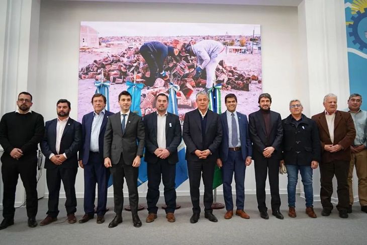 El encuentro de los gobernadores patagónicos tuvo lugar en la Casa de Gobierno de Chubut.