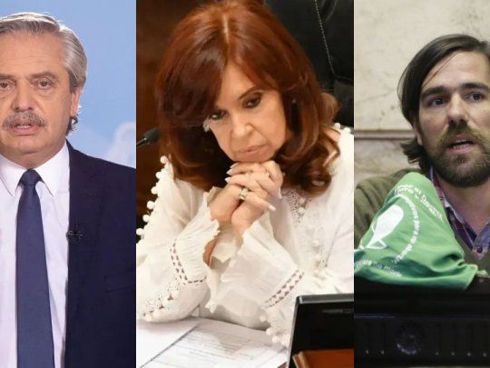 El presidente Alberto Férnandez, la vice Cristina de Kirchner y el diputado nacional Nicolás Del Caño, entre los que expresaron su pesar por el fallecimiento de Alcira Argumedo.&nbsp;
