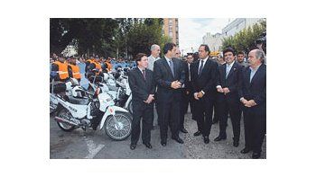 Daniel Scioli junto a varios intendentes presentó en La Matanza el Plan de Seguridad Ciudadana.