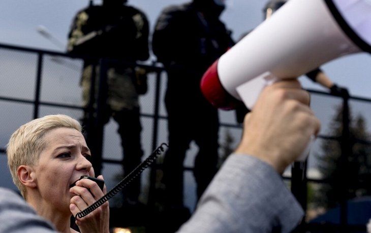 La l&iacute;der opositora Maria Kolesnikova.