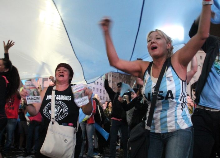 Sin inconvenientes se realizaron los festejos de Cambiemos en el Obelisco.