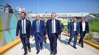 Alberto Fernández y Ariel Sujarchuk inauguraron el primer paso bajo nivel de la historia del partido de Escobar