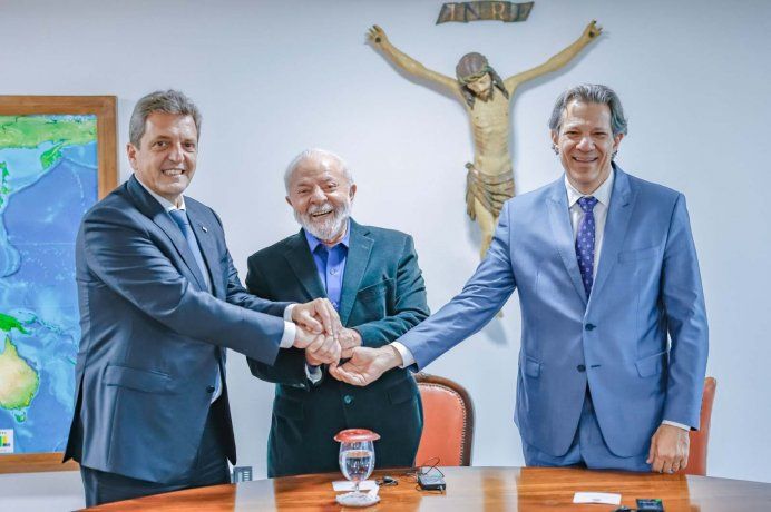 Lula Da Silva and Fernando Haddad had shown their support for the then presidential candidate, Sergio Massa. Lula Da Silva and Fernando Haddad had shown their support for the then presidential candidate, Sergio Massa.