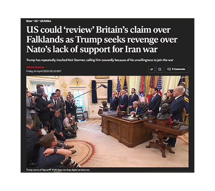 Una nueva amenaza de Trump tiene alcance mundial.