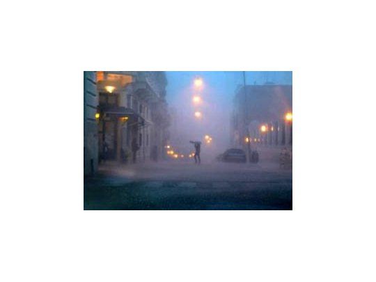 Fuertes lluvias y posible caída de granizo