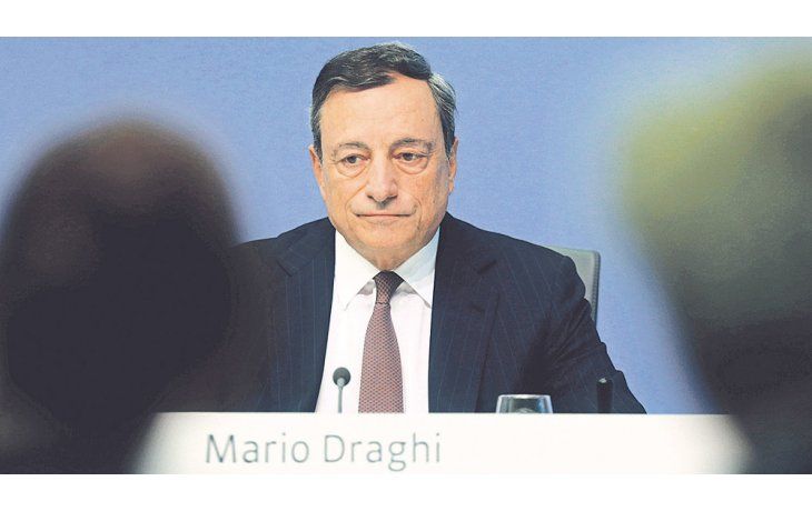 Estancamiento. Las políticas que aplica Mario Draghi no logran el despegue de la economía europea.