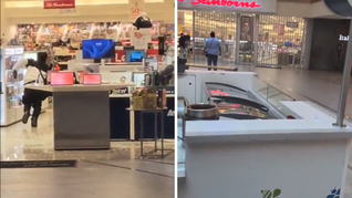 Video de un testigo del asalto en sucursal de Sanborns. Video de un testigo del asalto en sucursal de Sanborns.