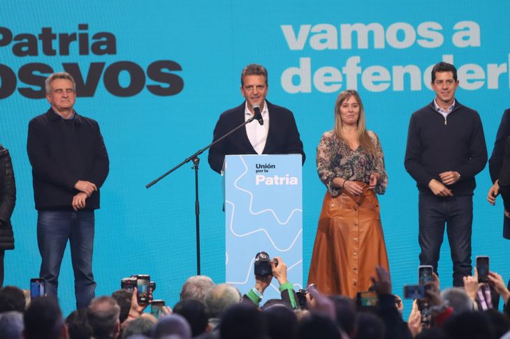 El candidato presidencial de Unión por la Patria, Sergio Massa, habló esta noche tras el resultado en las PASO nacionales. 