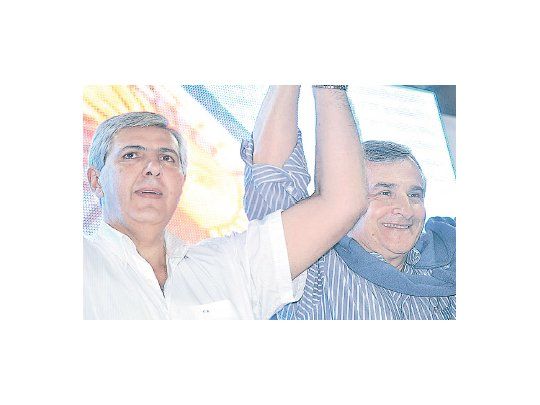 El gobernador de Jujuy Gerardo Morales y&nbsp;su vice, Carlos Haquim, contrajeron coronavirus. (foto de archivo)&nbsp;