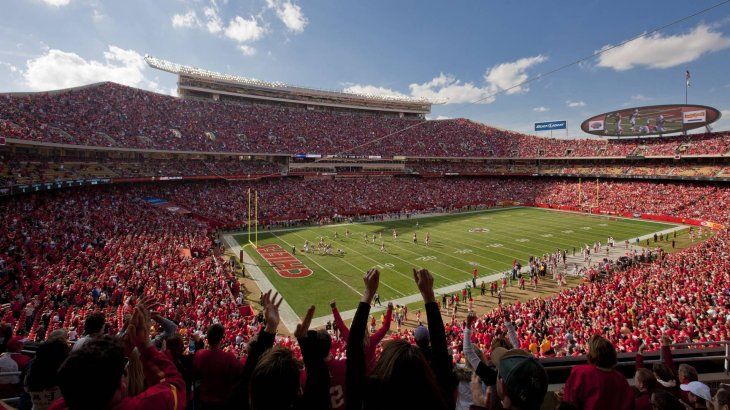 La casa de los Chiefs es uno de los escenarios más imponentes que se existen en Estados Unidos.