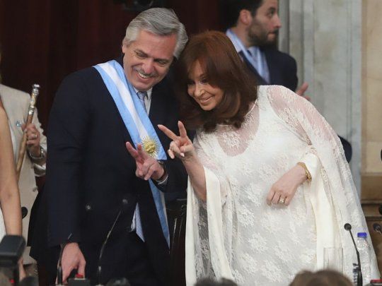 Alberto Fern&aacute;ndez y Cristina Fern&aacute;ndez de Kirchner.