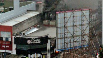 Se incendió un bar en Villa Crespo.