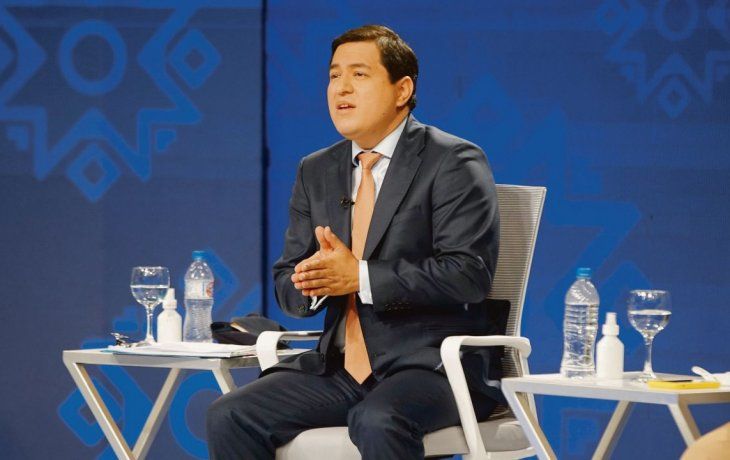 PROTAGONISTA. El candidato de izquierda a la presidencia de Ecuador, Andrés Arauz, es un seguidor de Rafael Correa. Sus propuestas inquietan al establishment financiero.