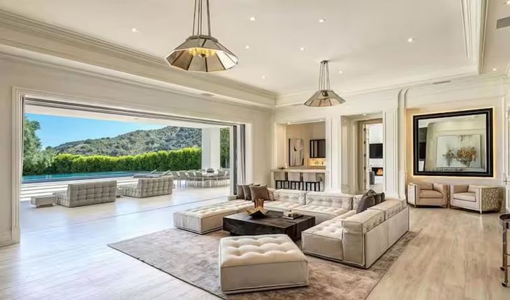 The living room is connected to the outside. The living room is connected to the outside.