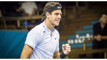 Delpo ya está entre los cuatro mejores de Estocolmo, donde defiende el título de 2016 (TW oficial del certamen).