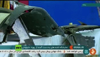 iran difundio video del dron de eeuu derribado y crece la tension