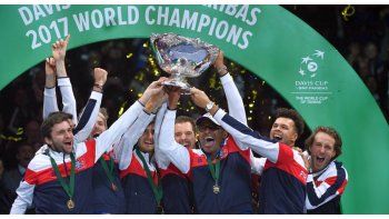 El equipo francés venció a Bélgica y levantó la Copa Davis.