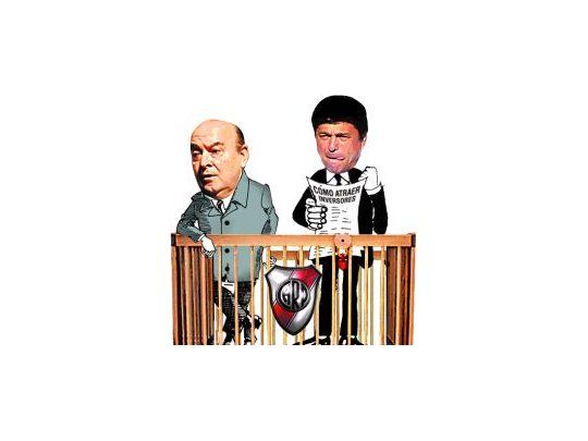 Domingo Cavallo y Daniel Passarella.