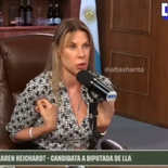 Karen Reichardt en el streaming libertario Carajo  Karen Reichardt en el streaming libertario Carajo