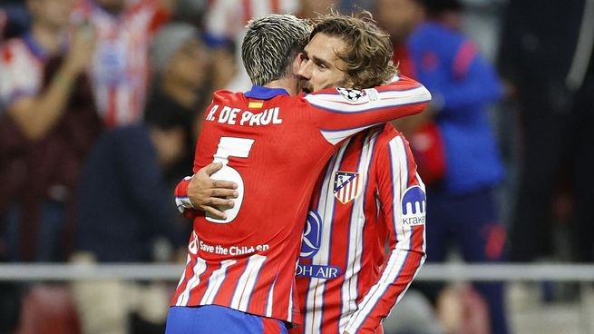 Griezmann abrió la victoria de Atlético de Madrid en el debut en Champions.