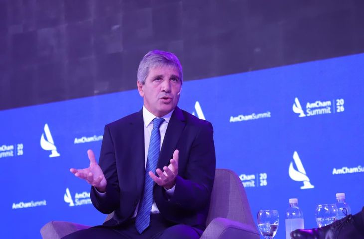 Luis Caputo habló ante empresarios en una nueva edición de AmCham Summit. Luis Caputo habló ante empresarios en una nueva edición de AmCham Summit.