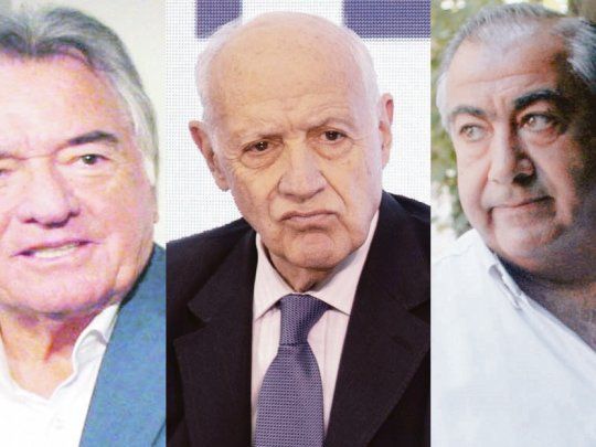 Luis Barrionuevo, Roberto Lavagna y Héctor Daer.