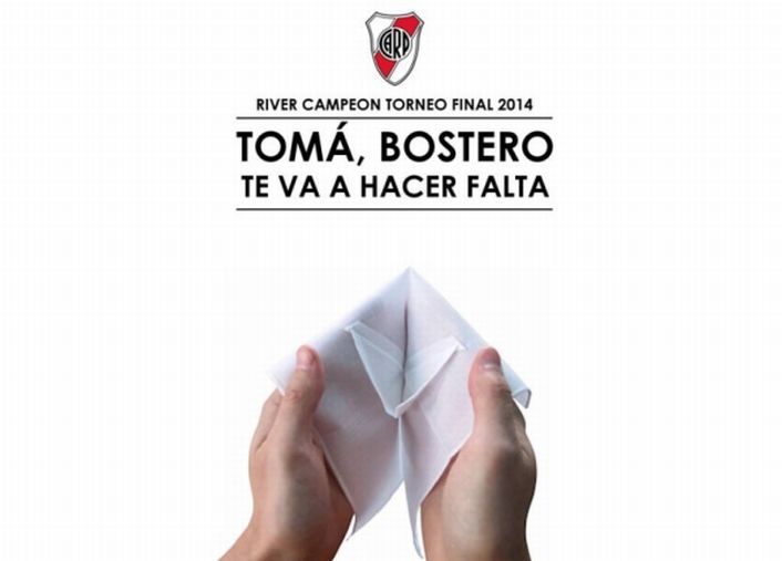 River festeja su nuevo título con los clásicos afiches