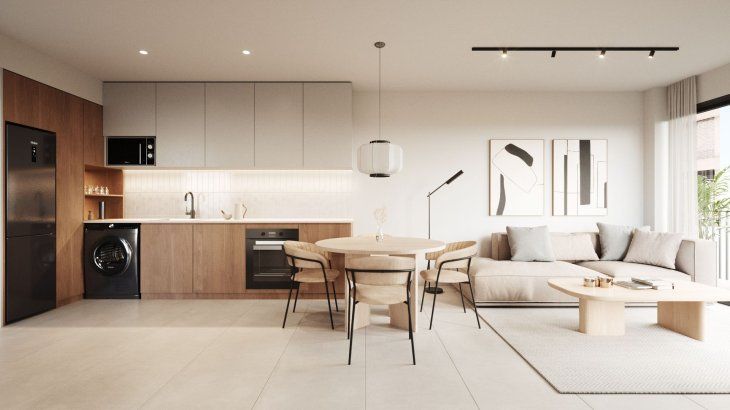 Con viviendas de dos y tres ambientes Con viviendas de dos y tres ambientes