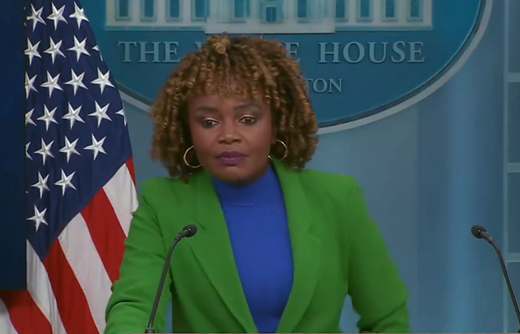 White House spokeswoman Karine Jean-Pierre. White House spokeswoman Karine Jean-Pierre.