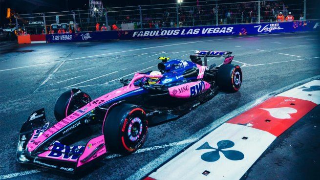 Franco Colapinto terminó en el puiesto número 15 en Las Vegas