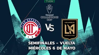 Toluca recibirá este miércoles 6 de mayo a LAFC en el partido de vuelta por las semifinales de la Concachampions 2026. El equipo escarlata debe revertir el resultado adverso de 1-2 que trajo de Estados Unidos. Toluca recibirá este miércoles 6 de mayo a LAFC en el partido de vuelta por las semifinales de la Concachampions 2026. El equipo escarlata debe revertir el resultado adverso de 1-2 que trajo de Estados Unidos.