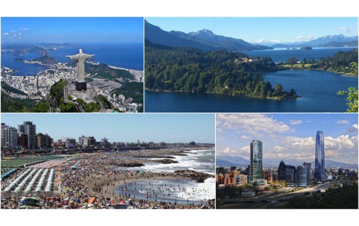 ámbito.com | Río de Janeiro, Bariloche, Mar del Plata y Santiago de Chile, algunos de los destinos elegidos.