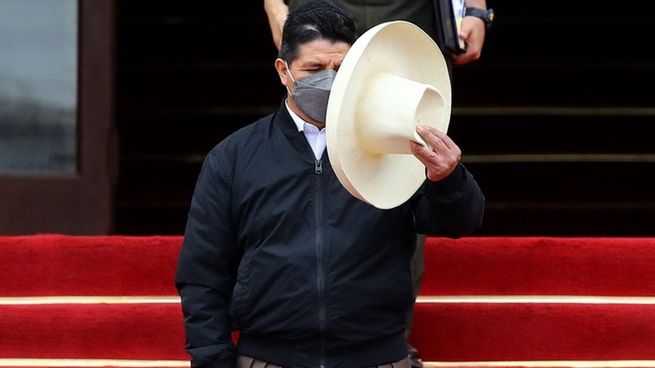 El presidente de Perú, Pedro Castillo, víctima de una prolongada crisis institucional.