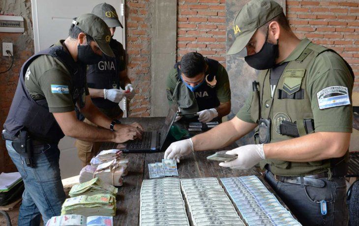 Foto ilustrativa de un operativo de Gendarmería Nacional&nbsp; visibilit