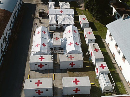 Operativo. El Estado Mayor conjunto ya tiene el operaciones las carpas hospitalarias y la red m&eacute;dica zonal de las fuerzas.
