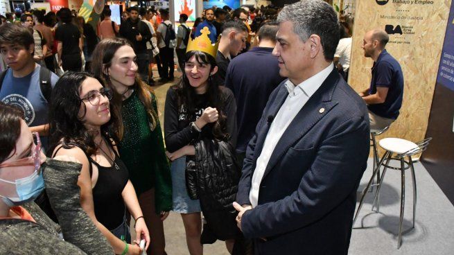 Jorge Macri dijo presente en la inauguración de la Expo Empleo BA 2024.