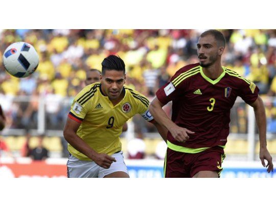 Colombia no pudo sumar de a tres en Venezuela.