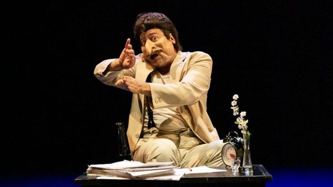 Casablanca. Su caricaturesca composición de Discepolín.