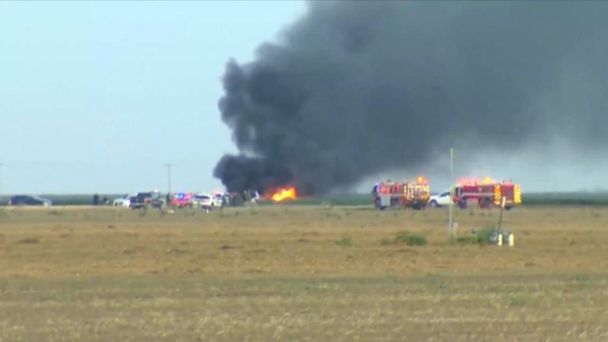 A US Navy plane crashed and its pilot managed to eject