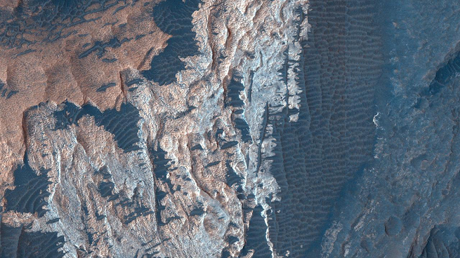 Minería extraterrestre. Científicos de la Nasa y SETI descubrieron en Marte un nuevo mineral que cambia lo que se sabía su historia geológica.