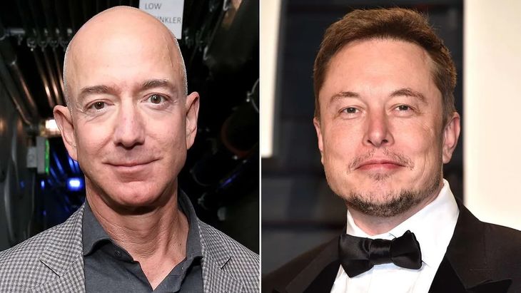 Jeff Bezos desafía a Elon Musk con su innovación. Jeff Bezos desafía a Elon Musk con su innovación.