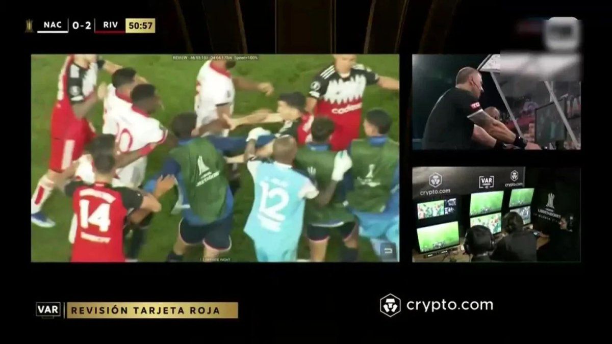 Conmebol published the audios of the River-Nacional VAR after the scandal