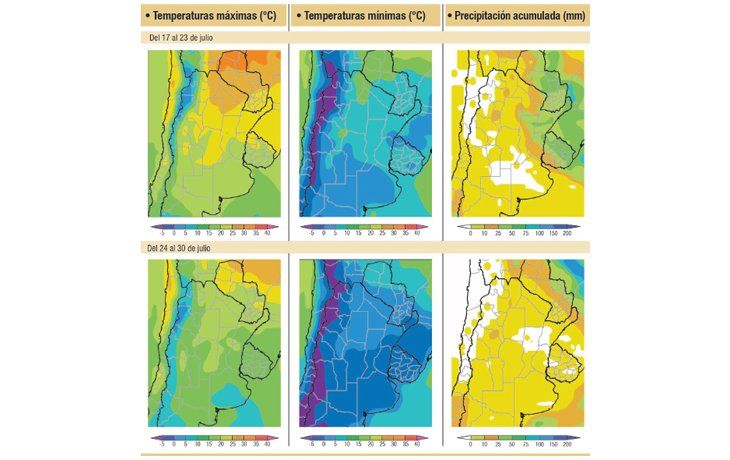 Lluvias traerán buen clima en el noreste del área agrícola