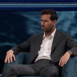 Lionel Messi habló en el American Business Forum en Miami. Lionel Messi habló en el American Business Forum en Miami.