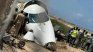 Plane crash at an airport in Somalia.