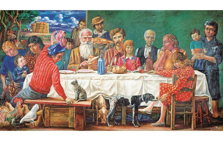 ámbito.com | Berni. “Domingo en la chacra”, obra del maestro argentino que forma parte de la colección permanente del Museo Fortabat, en el Dique 4 de Puerto Madero.