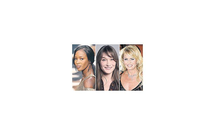ámbito.com | Naomi Campbell, Carla Bruni y Cecilia Bolocco.