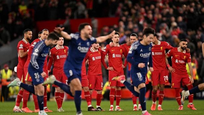 PSG eliminó a Liverpool, el gran candidato.